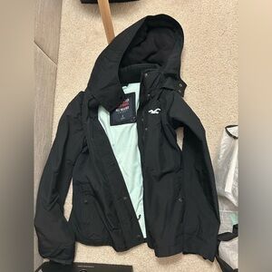 Hollister all weather Jacket with Mint fleece